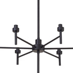 NL92709 Iona 20 Light Chandelier Satin Black