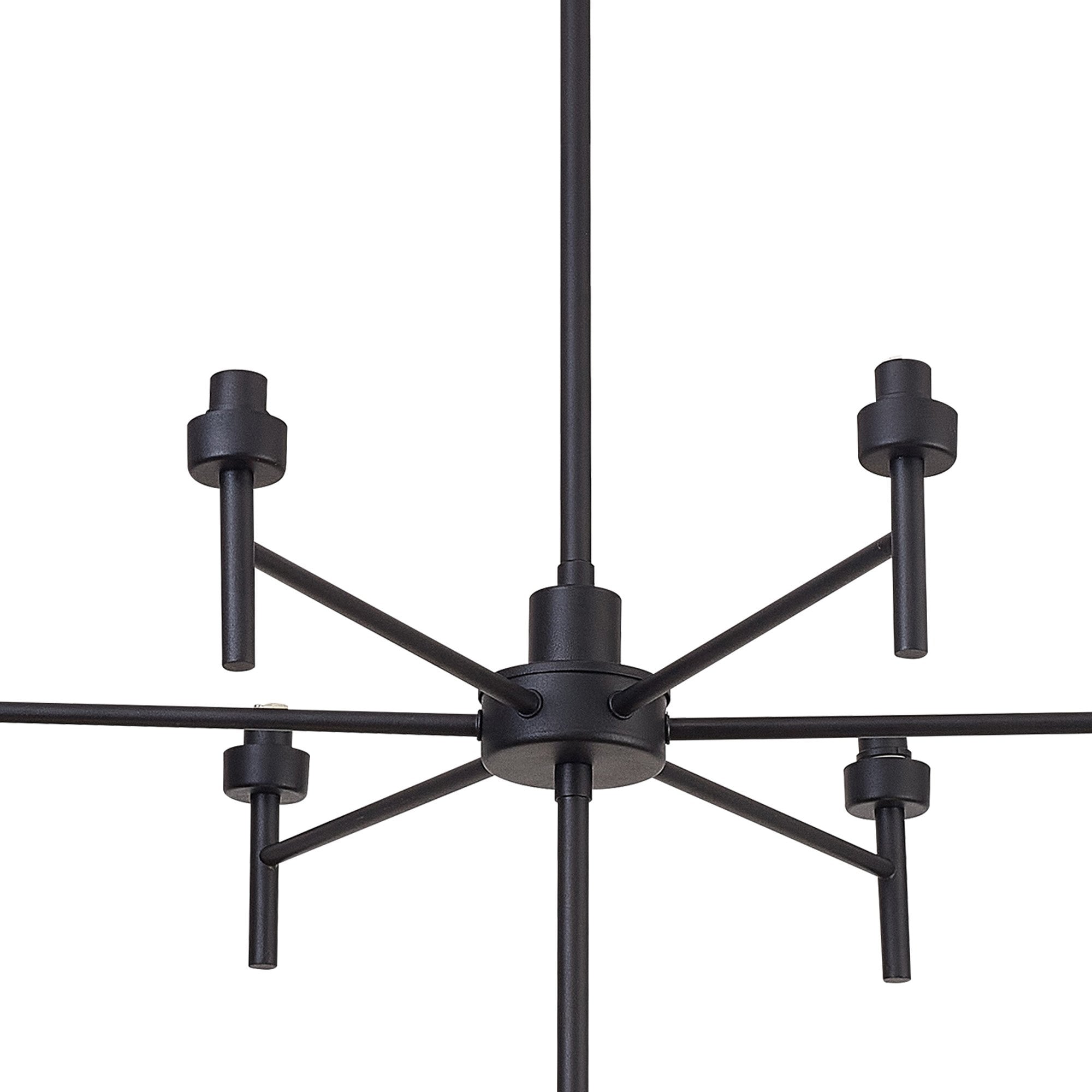 NL92709 Iona 20 Light Chandelier Satin Black