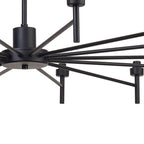 NL92709 Iona 20 Light Chandelier Satin Black