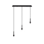 NL92719 Iona 3 Light Linear Pendant Satin Black