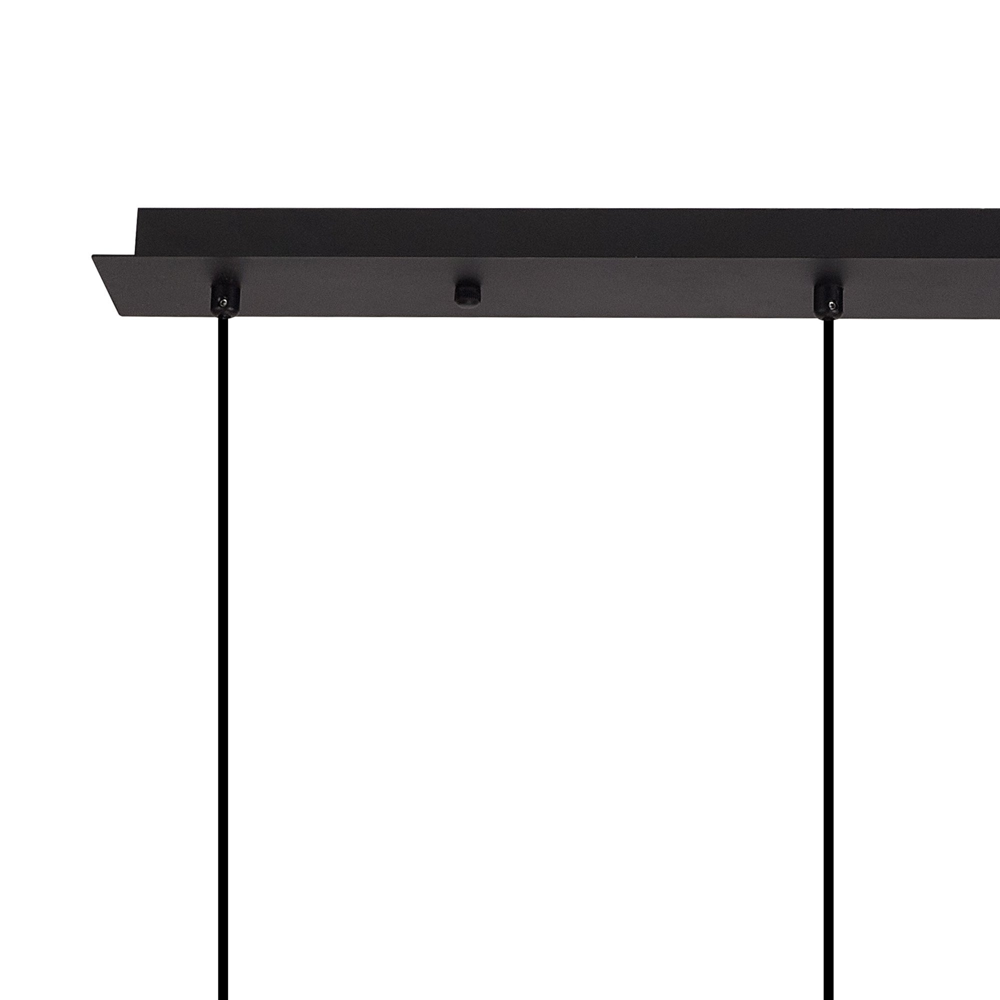 NL92719 Iona 3 Light Linear Pendant Satin Black