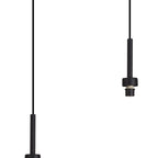 NL92719 Iona 3 Light Linear Pendant Satin Black