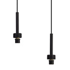 NL92729 Iona 3 Light Round Pendant Satin Black