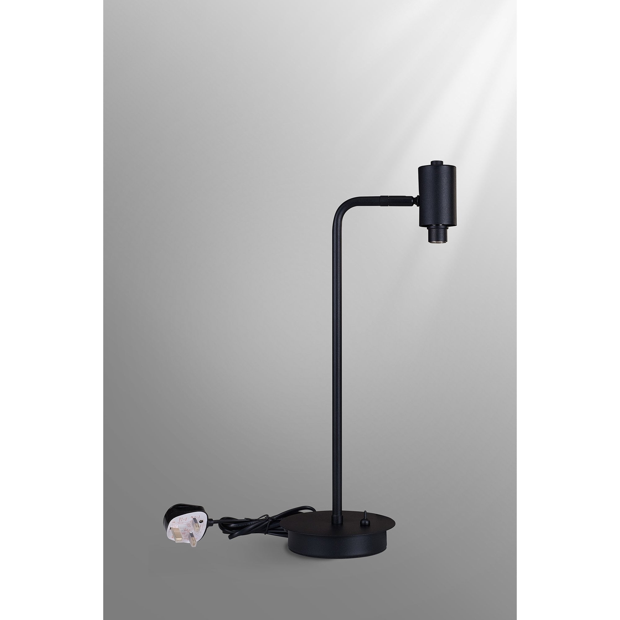 NL92739 Iona 1 Light Table Lamp Satin Black