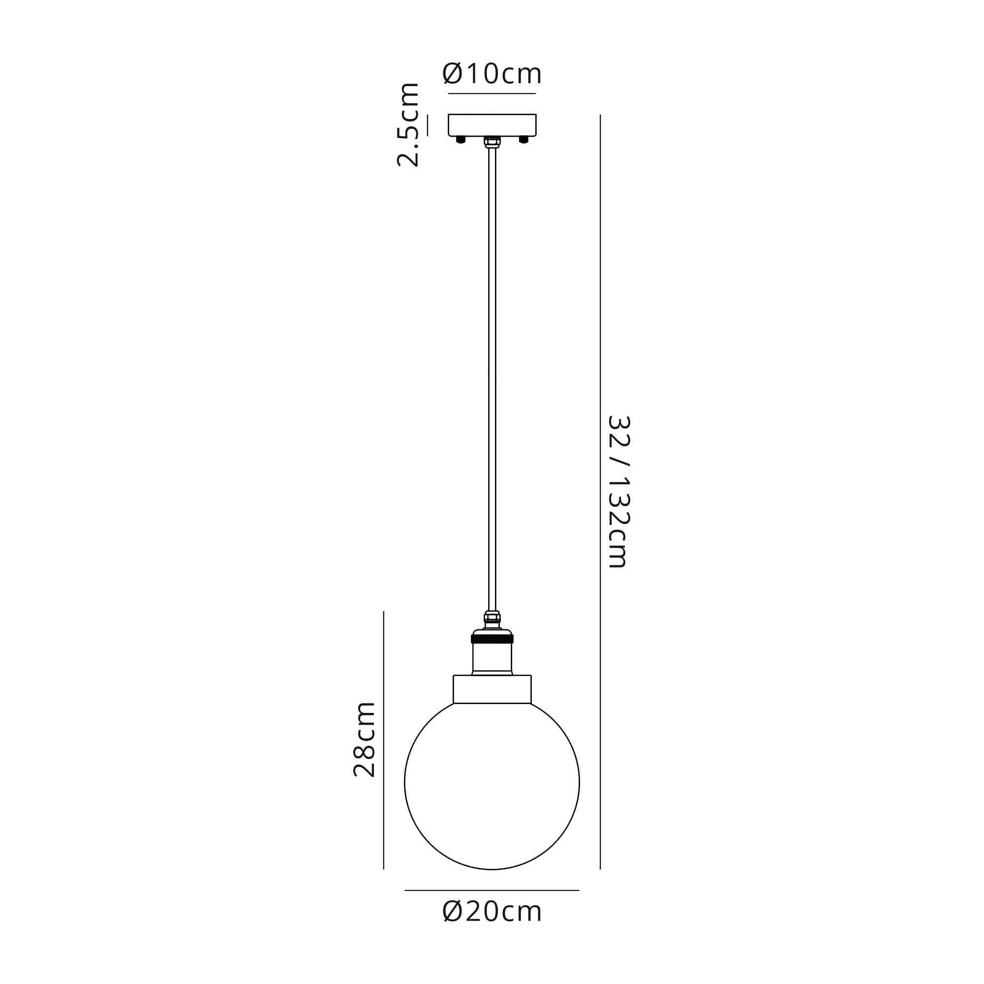 Julia 1 Light Outdoor Pendant Titanium Silver Polished Chrome