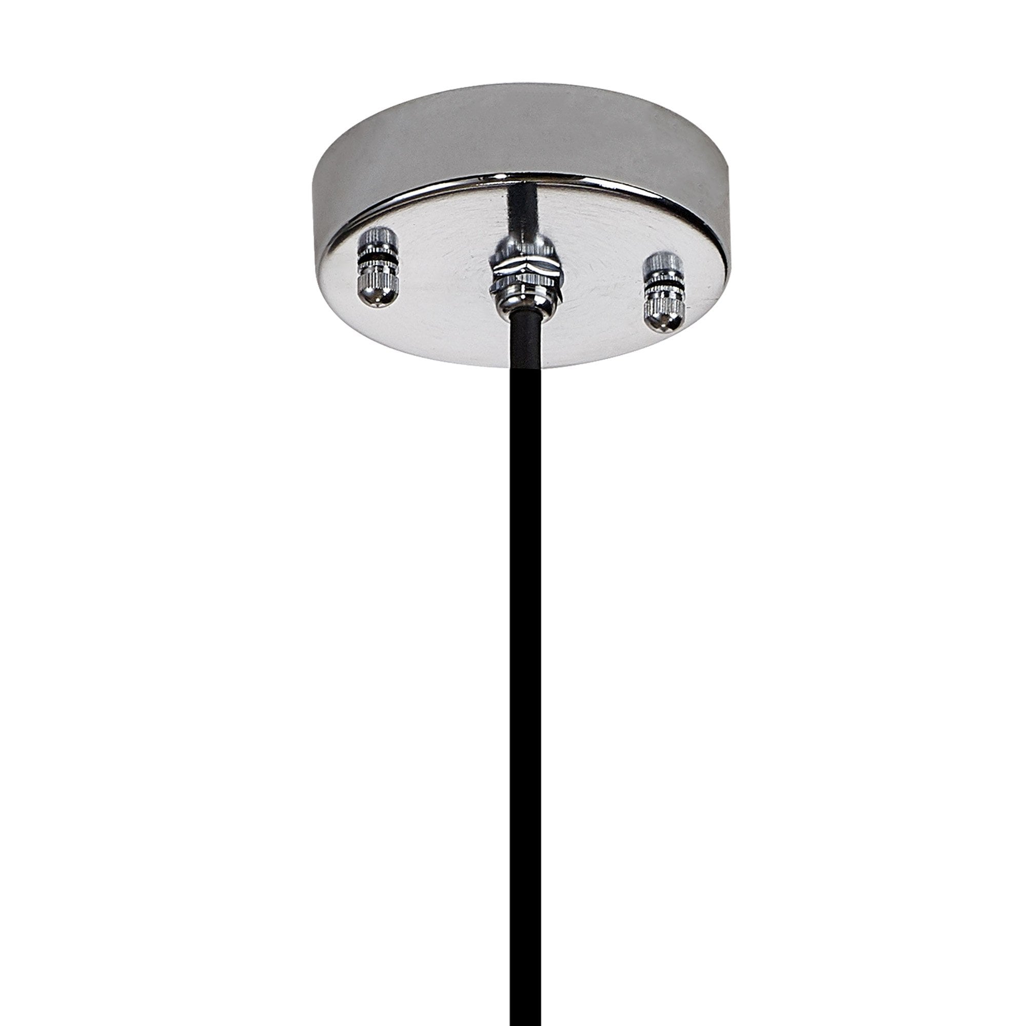 Julia 1 Light Outdoor Pendant Titanium Silver Polished Chrome