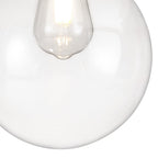 NL92639 Julia 1 Light Outdoor Pendant Titanium Silver Polished Chrome