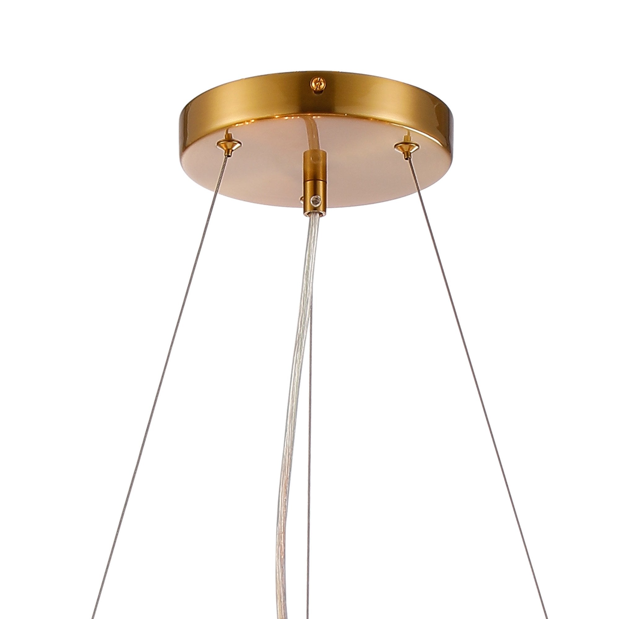 NL9500BR/SM9 Kaffer 18 Light Round Pendant Brass Smoke