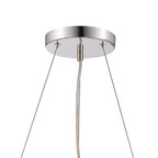 NL9500PN/CL9 Kaffer 18 Light Round Pendant Polished Nickel Clear