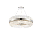 NL9502PN/CL9 Kaffer 24 Light Round Pendant Polished Nickel Clear