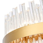 NL9504BR/CL9 Kaffer 32 Light Round Pendant Brass Clear