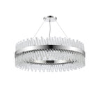 NL9504PN/CL9 Kaffer 32 Light Round Pendant Polished Nickel Clear