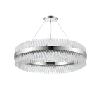 NL9504PN/CL9 Kaffer 32 Light Round Pendant Polished Nickel Clear