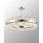 NL9504PN/CL9 Kaffer 32 Light Round Pendant Polished Nickel Clear