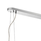 NL9506PN/CL9 Kaffer 24 Light Oblong Pendant Polished Nickel Clear