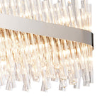 NL9508PN/CL9 Kaffer 36 Light Oblong Pendant Polished Nickel Clear