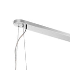 NL9508PN/SM9 Kaffer 36 Light Oblong Pendant Polished Nickel Smoke