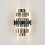 NL9510BL/SM9 Kaffer 4 Light Wall Light Satin Black Smoke