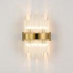 NL9510BR/CL9 Kaffer 4 Light Wall Light Brass Clear