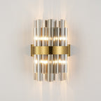 NL9510BR/SM9 Kaffer 4 Light Wall Light Brass Smoke