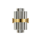 NL9510BR/SM9 Kaffer 4 Light Wall Light Brass Smoke