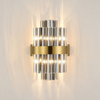 NL9510BR/SM9 Kaffer 4 Light Wall Light Brass Smoke