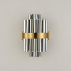 NL9510BR/SM9 Kaffer 4 Light Wall Light Brass Smoke