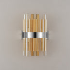 NL9510PN/AM9 Kaffer 4 Light Wall Light Polished Nickel Amber