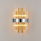 NL9510PN/AM9 Kaffer 4 Light Wall Light Polished Nickel Amber