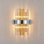 NL9510PN/AM9 Kaffer 4 Light Wall Light Polished Nickel Amber