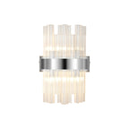 NL9510PN/CL9 Kaffer 4 Light Wall Light Polished Nickel Clear