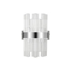 NL9510PN/CL9 Kaffer 4 Light Wall Light Polished Nickel Clear