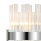 NL9510PN/CL9 Kaffer 4 Light Wall Light Polished Nickel Clear