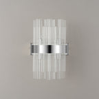 NL9510PN/CL9 Kaffer 4 Light Wall Light Polished Nickel Clear