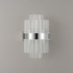 NL9510PN/CL9 Kaffer 4 Light Wall Light Polished Nickel Clear