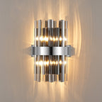 NL9510PN/SM9 Kaffer 4 Light Wall Light Polished Nickel Smoke