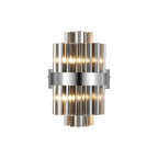 NL9510PN/SM9 Kaffer 4 Light Wall Light Polished Nickel Smoke