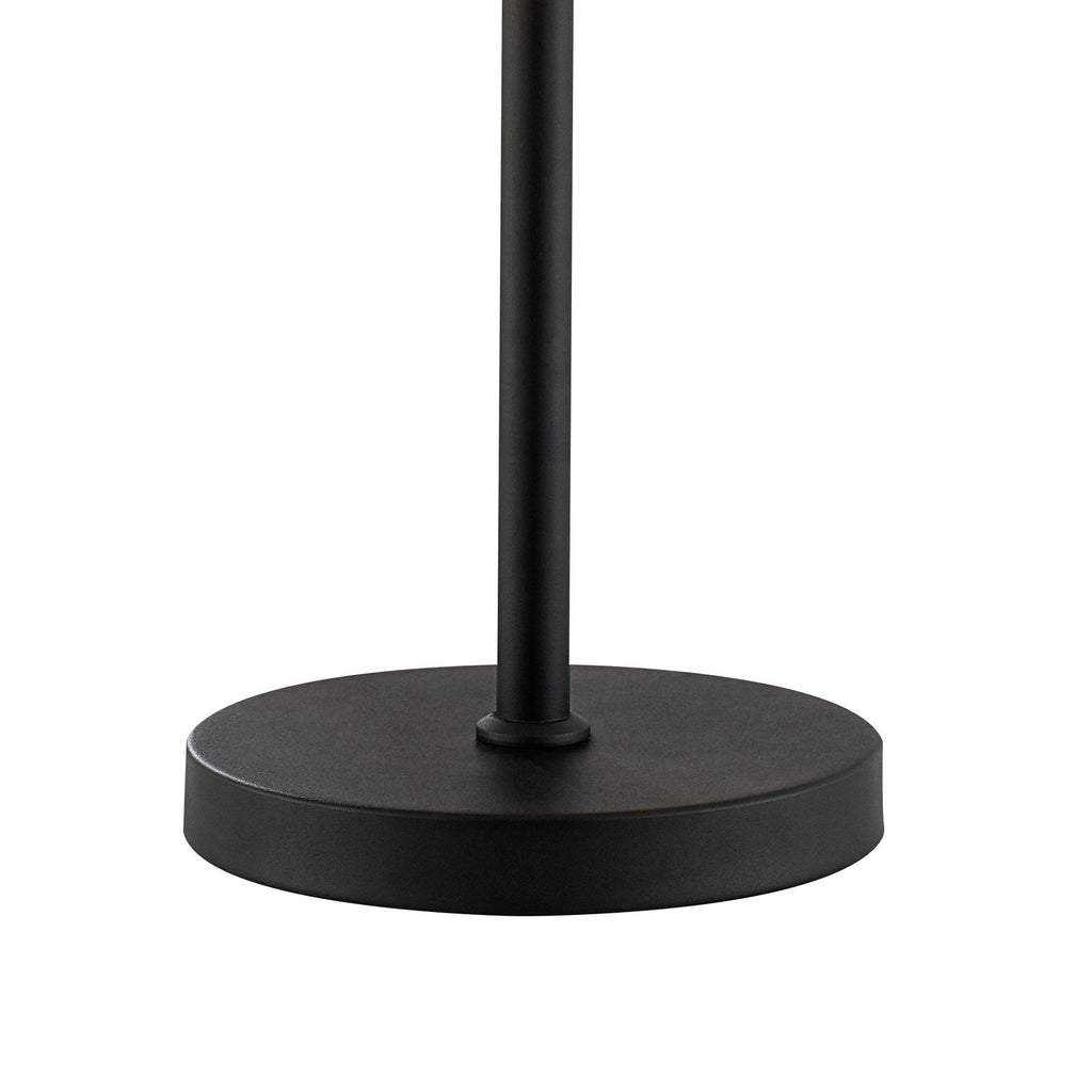 NL9512BL/AM9 Kaffer 6 Light Table Lamp Satin Black Amber