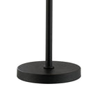 NL9512BL/AM9 Kaffer 6 Light Table Lamp Satin Black Amber