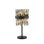 NL9512BL/SM9 Kaffer 6 Light Table Lamp Satin Black Smoke