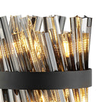 NL9512BL/SM9 Kaffer 6 Light Table Lamp Satin Black Smoke