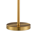 NL9512BR/AM9 Kaffer 6 Light Table Lamp Brass Amber
