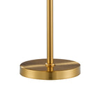 NL9512BR/CL9 Kaffer 6 Light Table Lamp Brass Clear