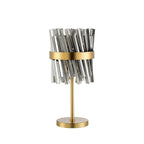 NL9512BR/SM9 Kaffer 6 Light Table Lamp Brass Smoke