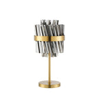 NL9512BR/SM9 Kaffer 6 Light Table Lamp Brass Smoke