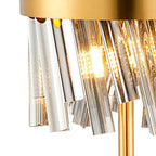 NL9512BR/SM9 Kaffer 6 Light Table Lamp Brass Smoke