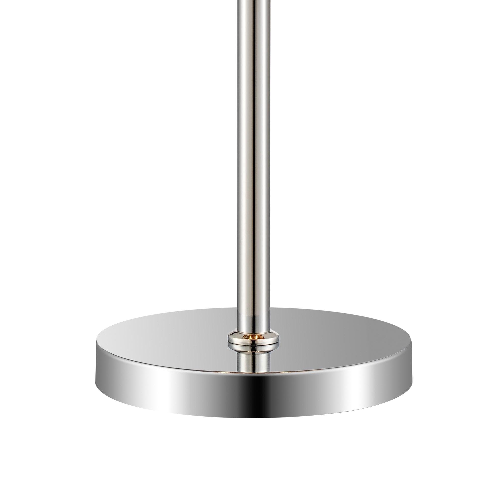 NL9512PN/AM9 Kaffer 6 Light Table Lamp Polished Nickel Amber