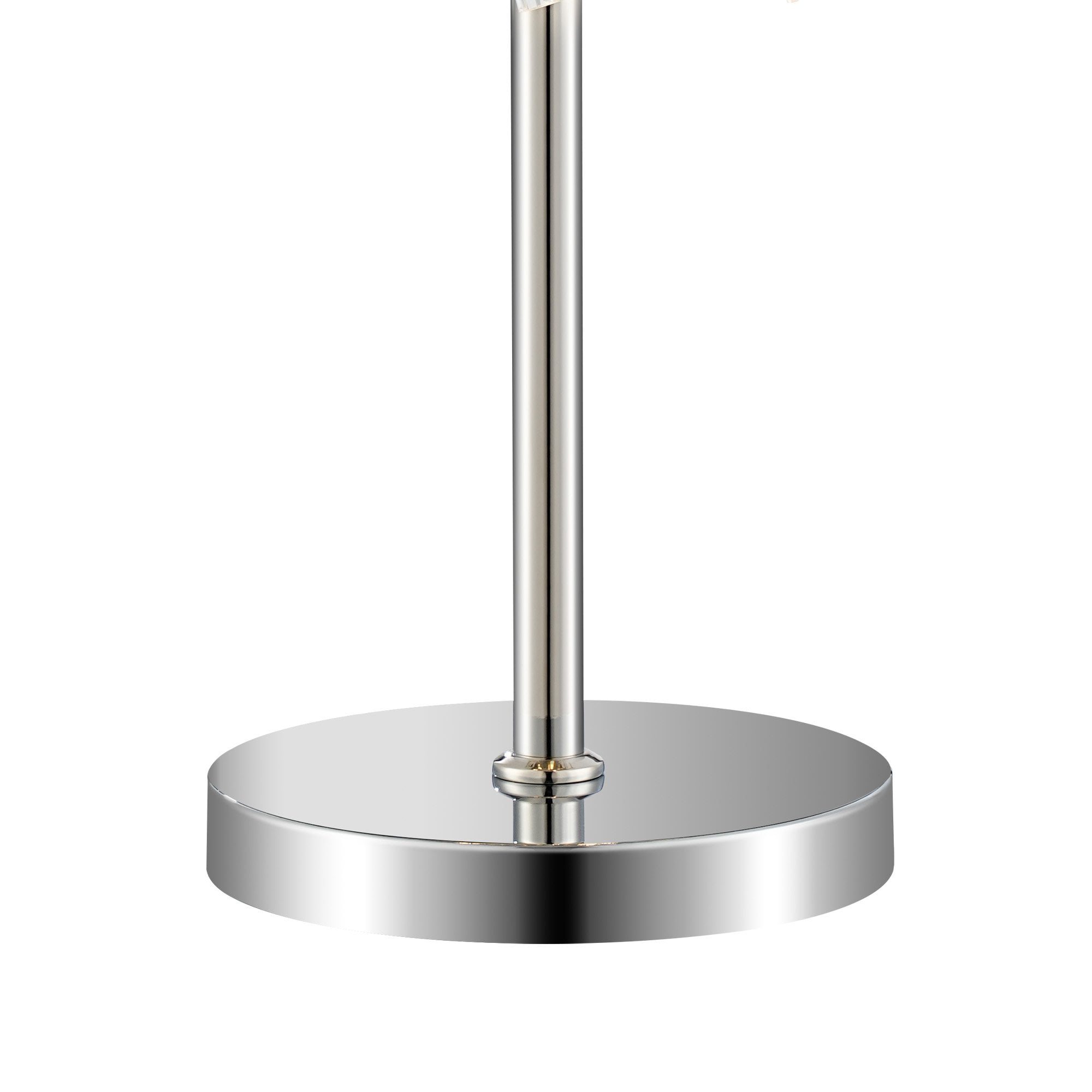 NL9512PN/CL9 Kaffer 6 Light Table Lamp Polished Nickel Clear