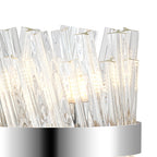 NL9512PN/CL9 Kaffer 6 Light Table Lamp Polished Nickel Clear