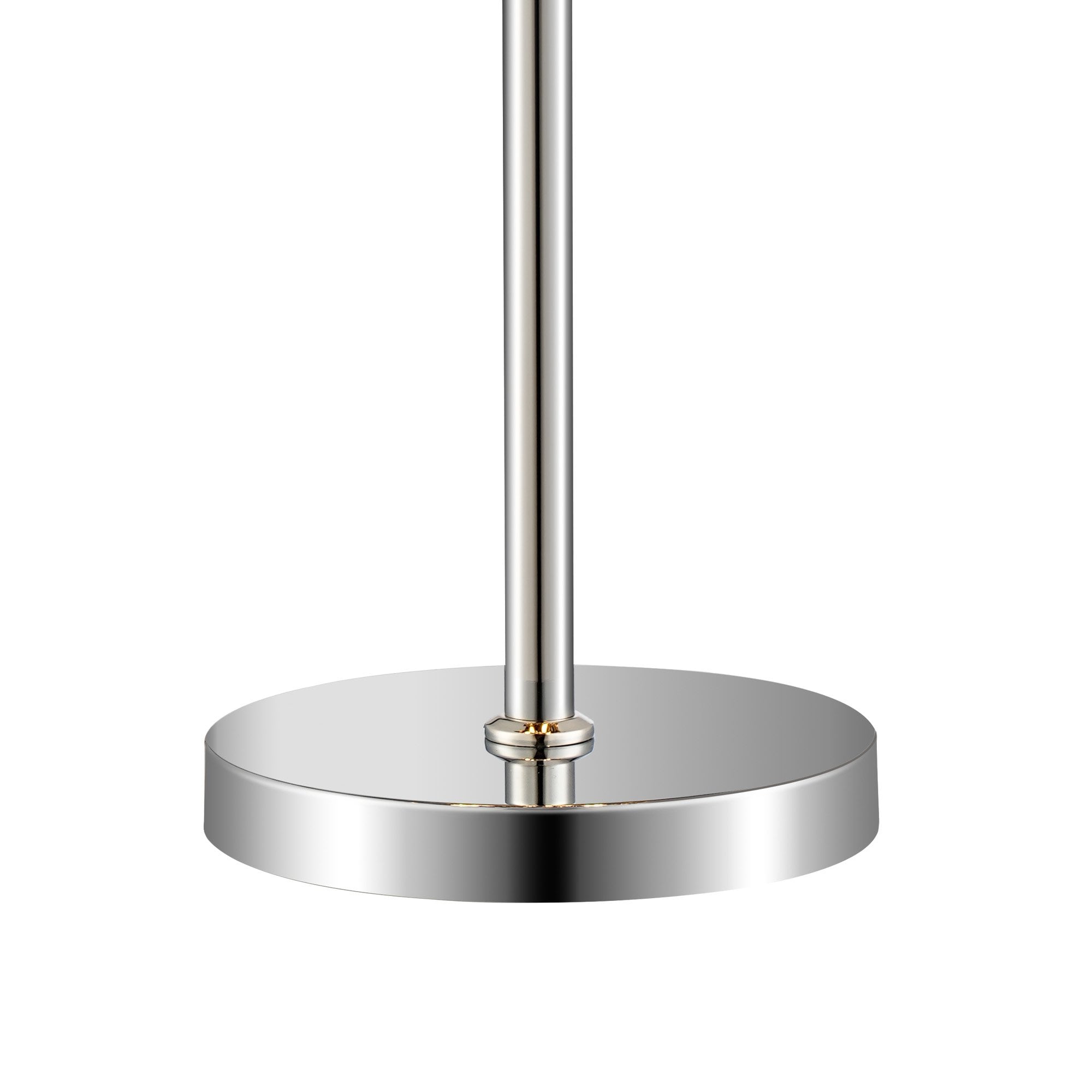 NL9512PN/SM9 Kaffer 6 Light Table Lamp Polished Nickel Smoke